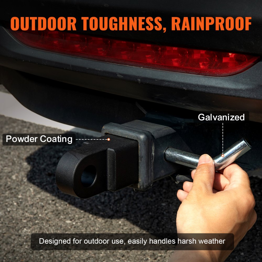 2" Trailer Shackle Hitch Receiver Heavy Duty Tow Recovery for Truck Jeep