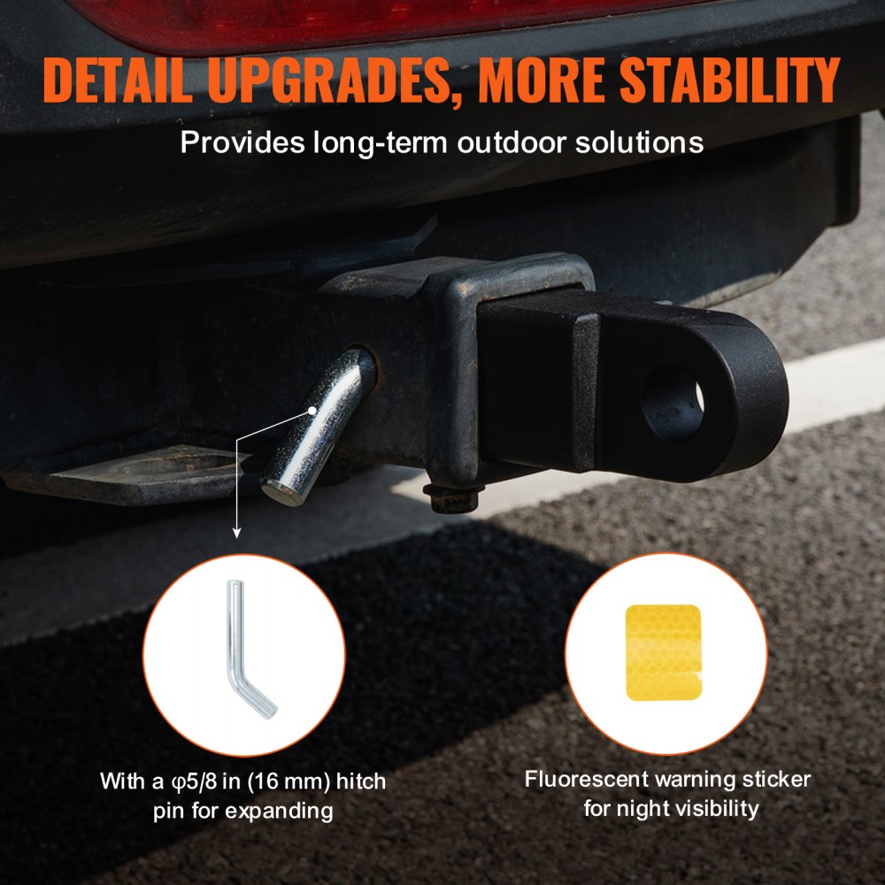2" Trailer Shackle Hitch Receiver Heavy Duty Tow Recovery for Truck Jeep