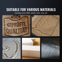 Bostome 300W CNC router machine with a large engraving area and touchscreen offline controller.