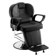 Salon Chair, Hydraulic Recliner Barber Chair for Hair Stylist, 360 Degrees Swivel 90°-130° Reclining Salon Chair for Beauty Spa Shampoo, Max Load Weight 330 lbs, Black