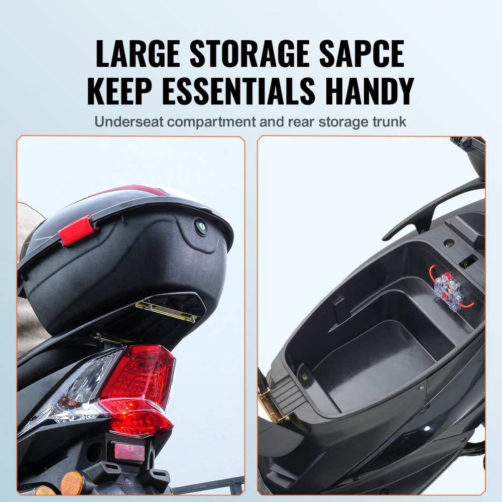 Heavy Duty 4-Wheel Mobility Scooters for Seniors & Adults 450lbs Capacity - 40 Miles 3-Speed Long Range, 500W All Terrain Electric Recreational Scooter Wheelchair with 20° Max Climbing Capacity