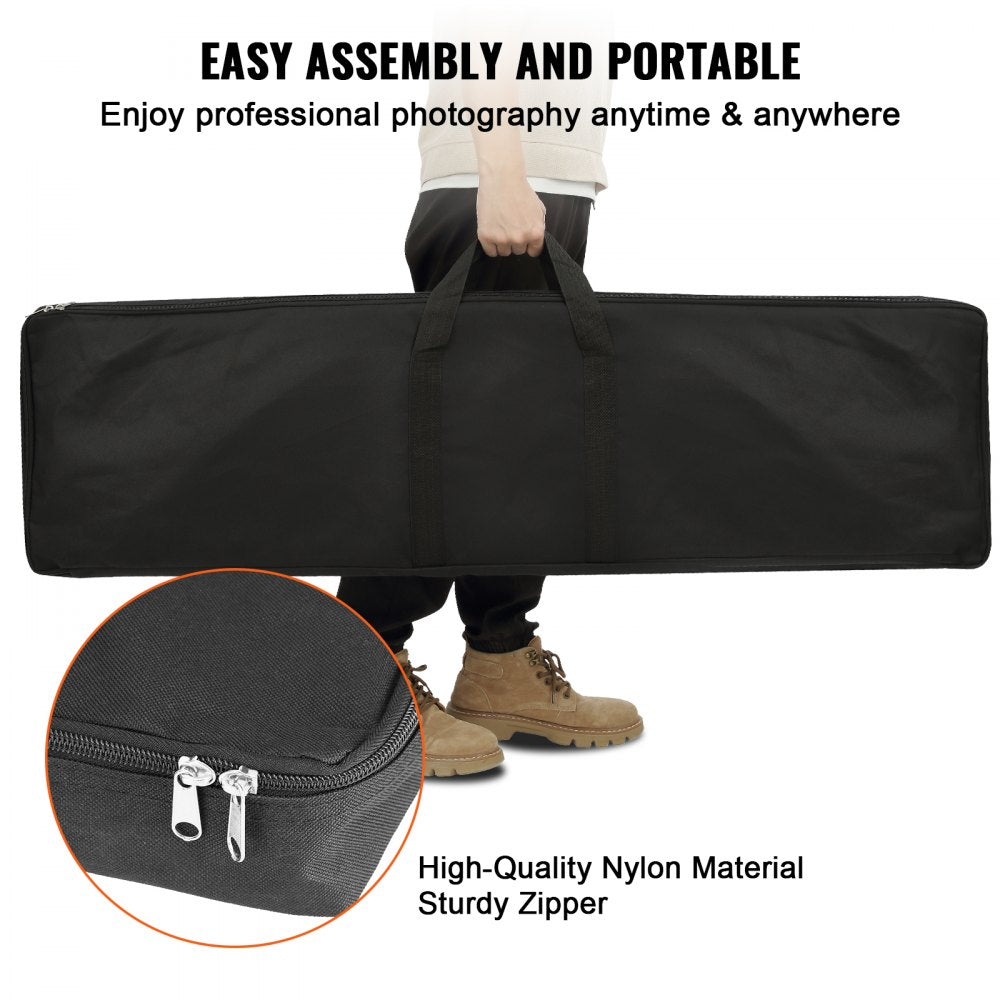 10ft x 10ft Pipe and Drape Kit, Heavy Duty Backdrop Stand with Carbon Steel Base, Adjustable Backdrop Support with 2 Clamps and A Carry Bag for Wedding, Party, Event, Photography, and Exhibition
