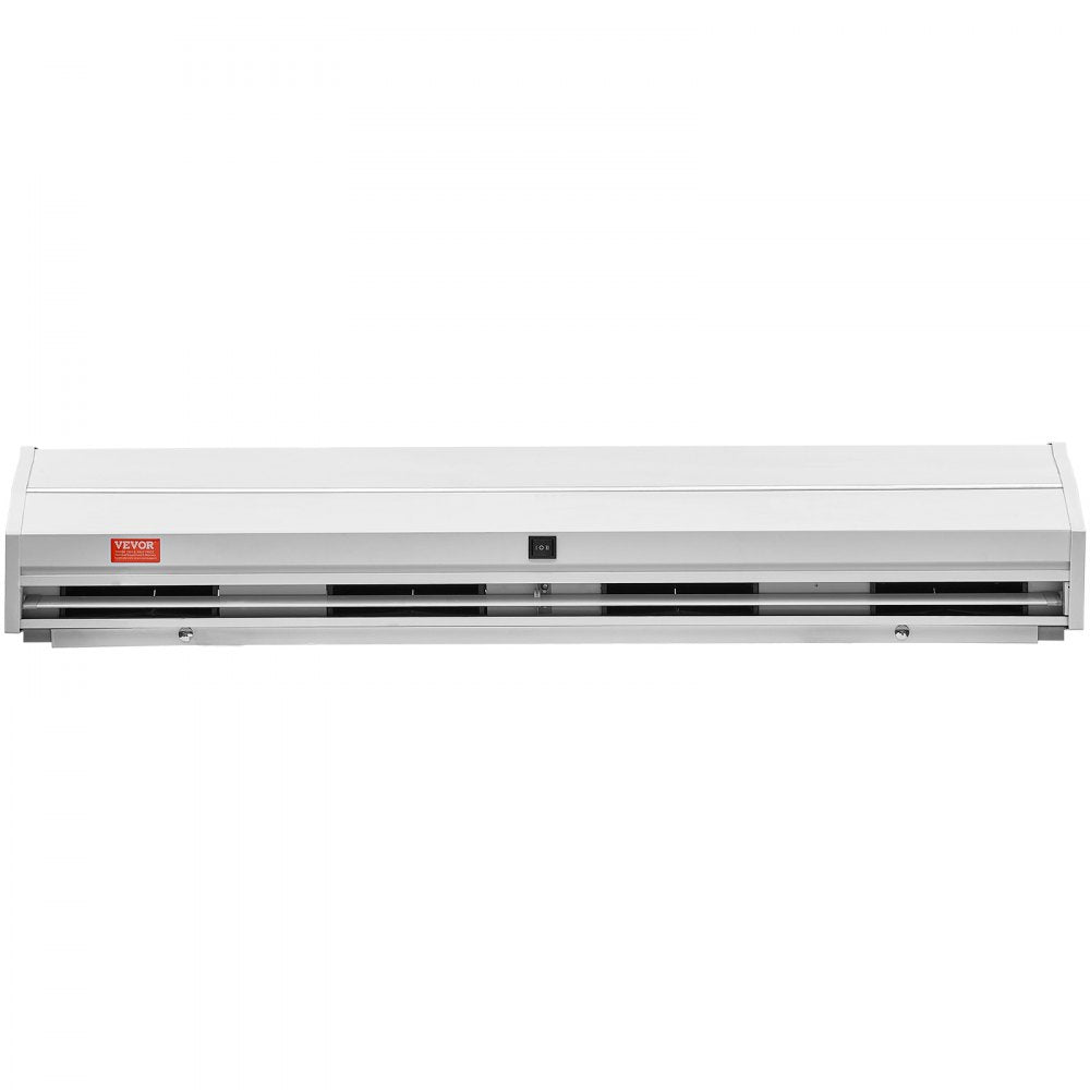 Wall-mounted Bostome 48" air curtain with two-speed operation and durable metal construction.
