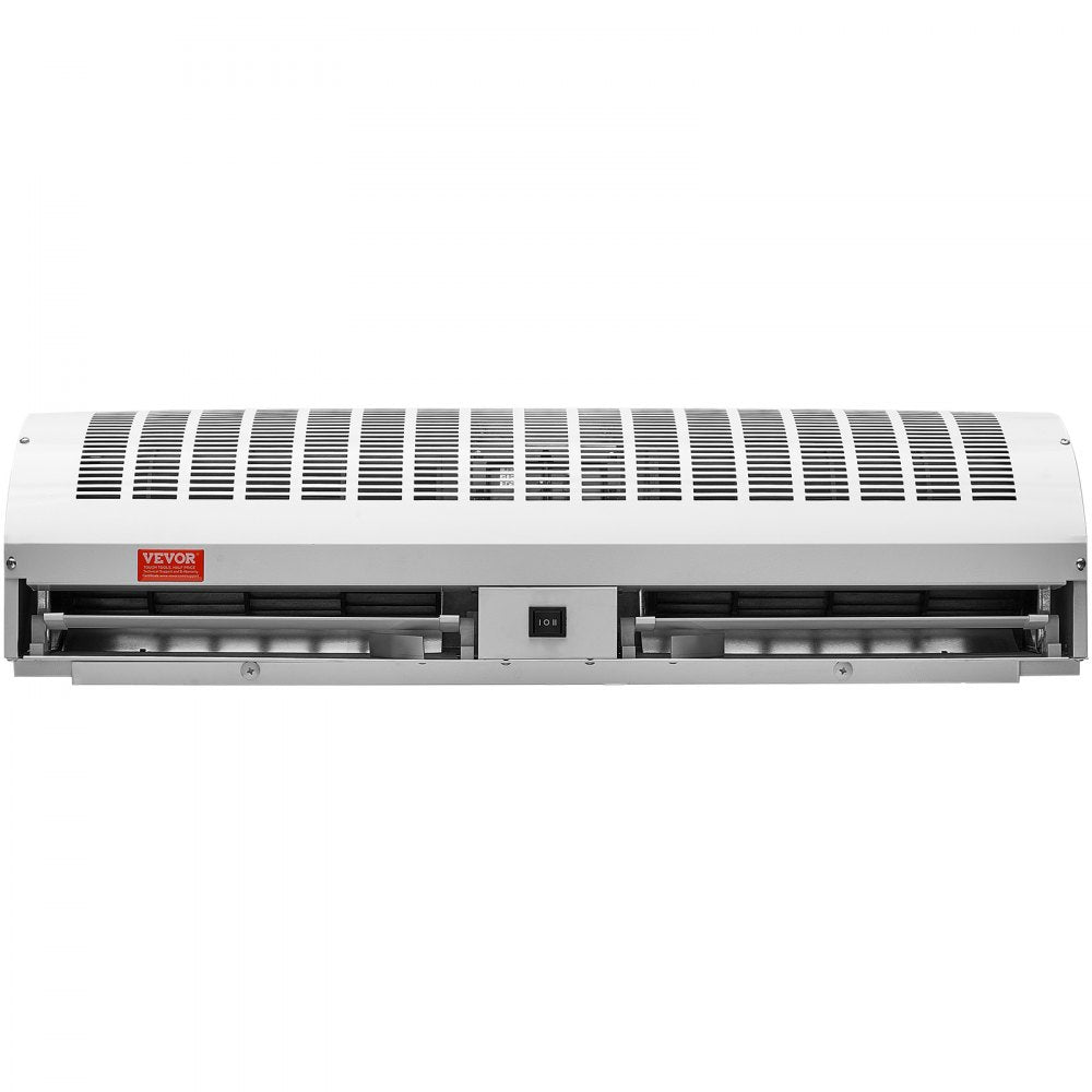 Bostome 36" commercial air curtain with wall-mounted design and two-speed settings.
