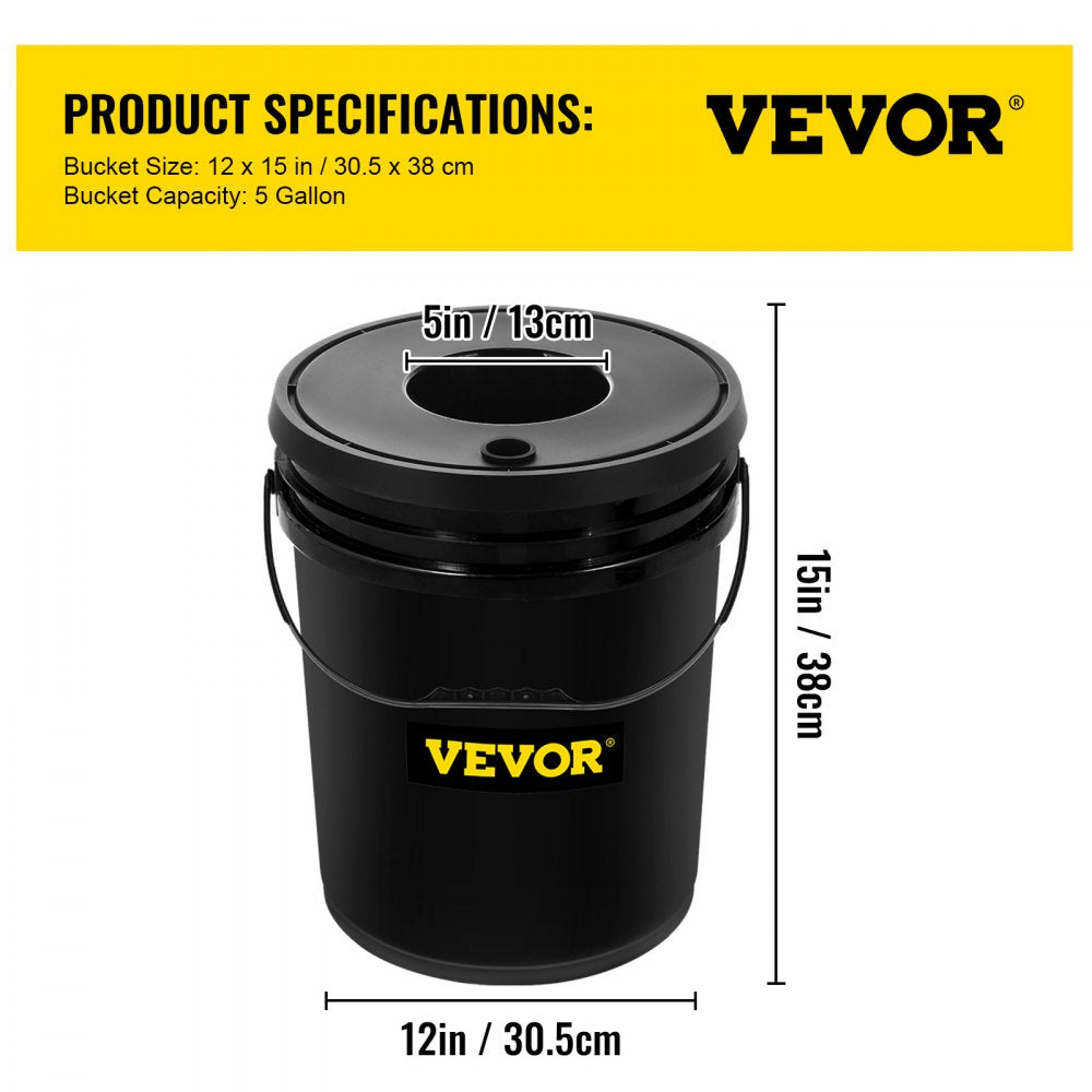 Hydroponics Deep Water Culture DWC Hydroponic System 5 Gallon 5 Buckets