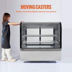 Refrigerated Display Case Bakery Display Fridge Case 18 cu ft/505L 2-Tier