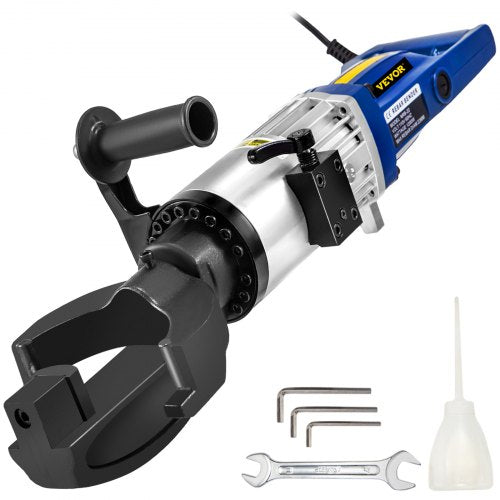 Portable Bostome Electric Rebar Bender with ergonomic handle and hydraulic motor for 22mm rebar.