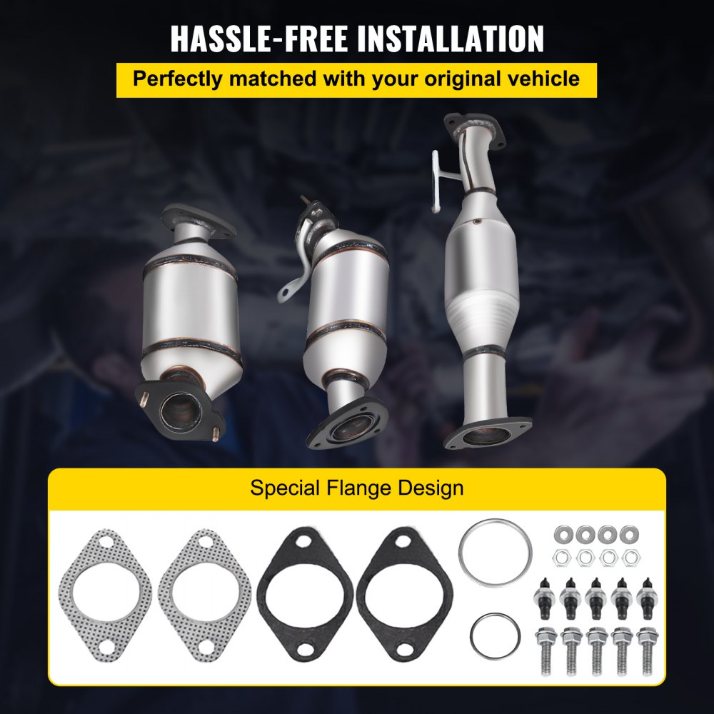 Traverse 09-17 Catalytic converter 3.6L V6 for GMC Acadia 07-17 for GMC Acadia 07-17 for Saturn Outlook 07-10 Complete Set 1