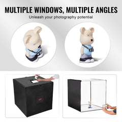 Photo Studio Light Box 39" x 39" 5600K with 210 LED Lights Power Adapter
