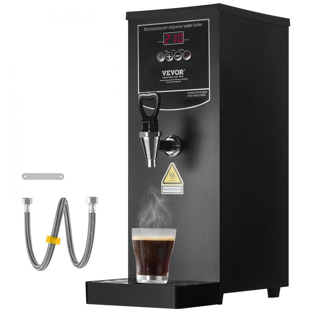 10L Commercial Water Boiler Electric Hot Water Dispenser Stainless Steel