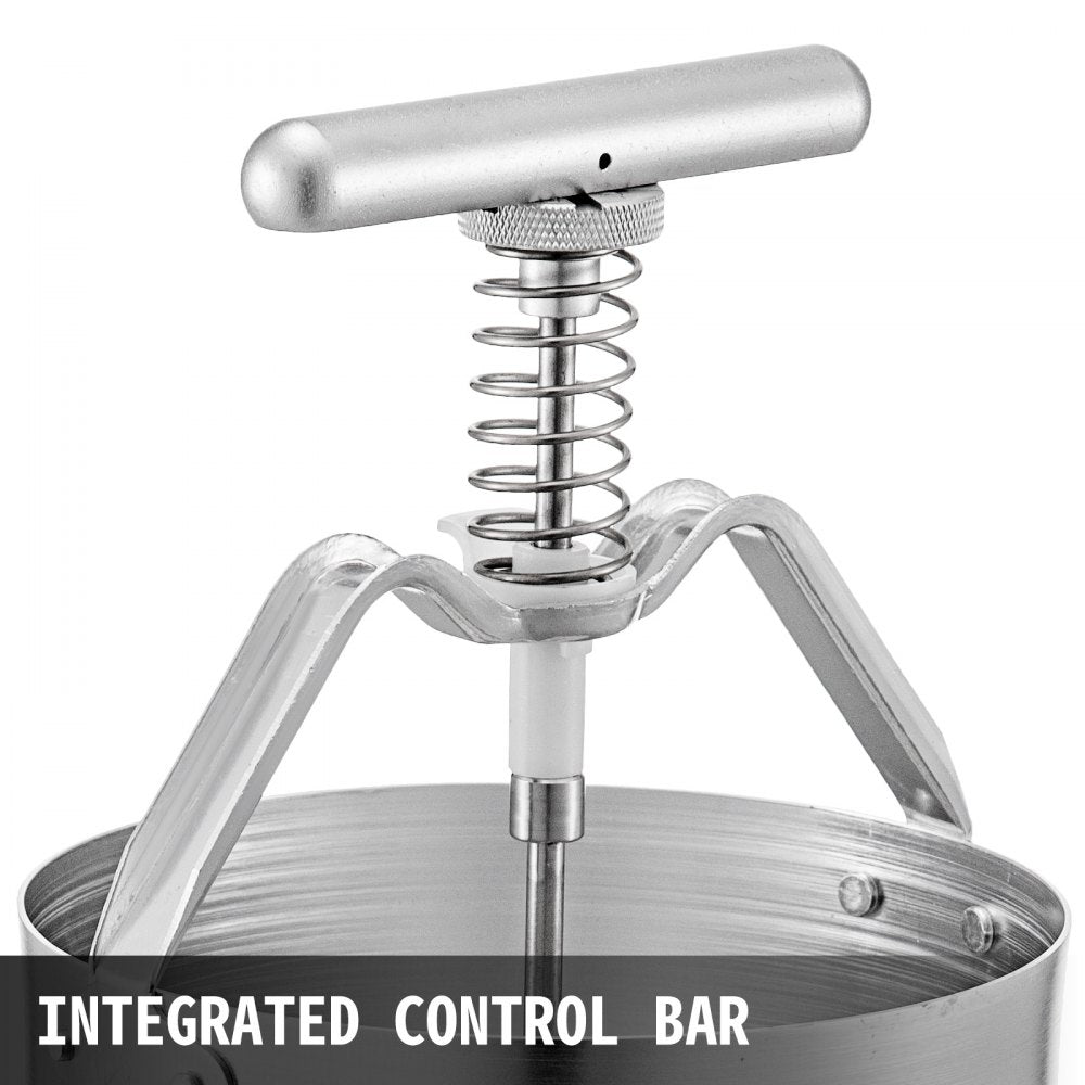Donut Depositor 5L Capacity Donut Dropper Hopper Food-Grade Aluminum Manual Donut Dispenser 6 Adjustable Thicknesses Donut Hopper with Stand Donut Batter Dispenser for Home & Commercial Use