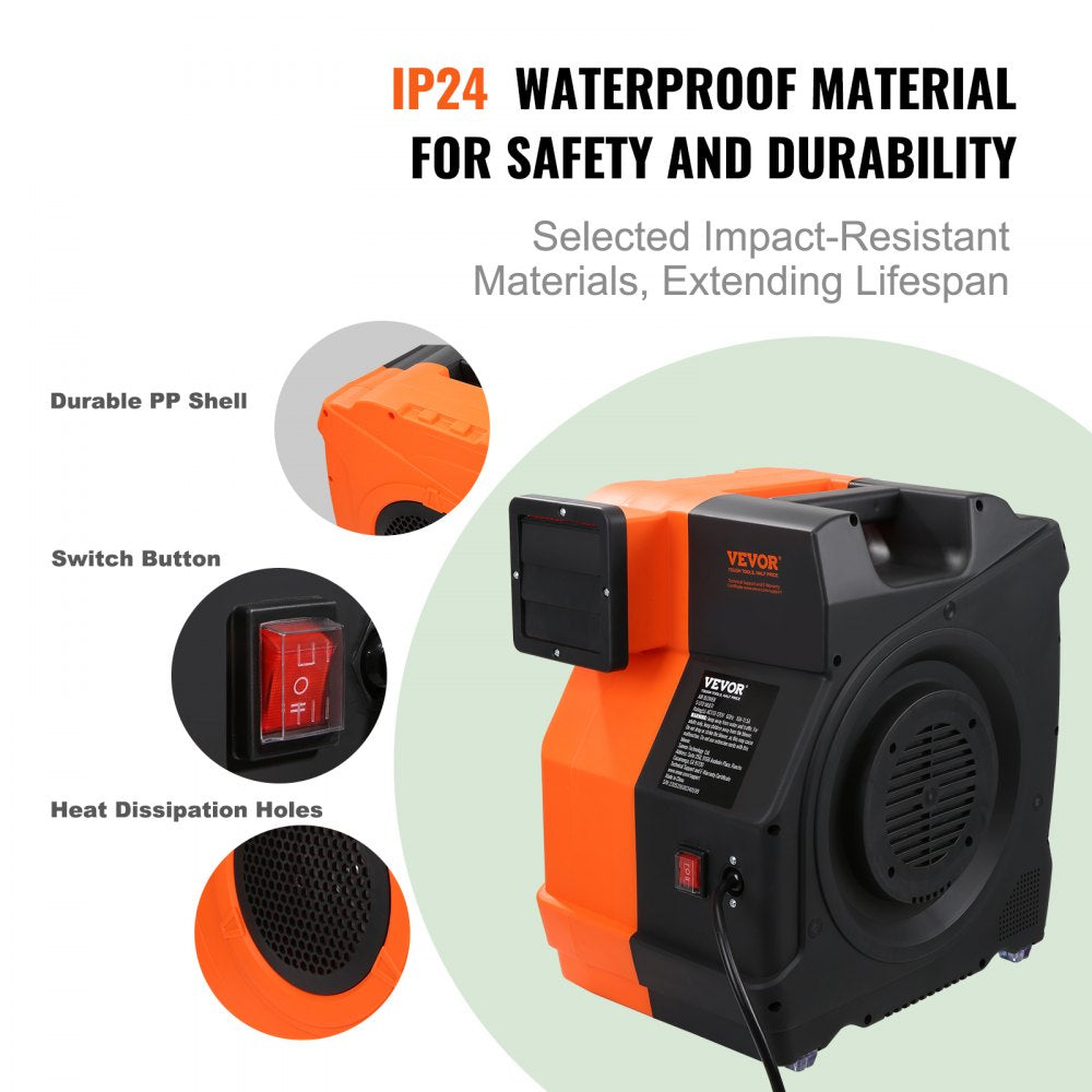 Bostome 1500W bounce house blower with a 2.1HP motor and lightweight design for easy transport.