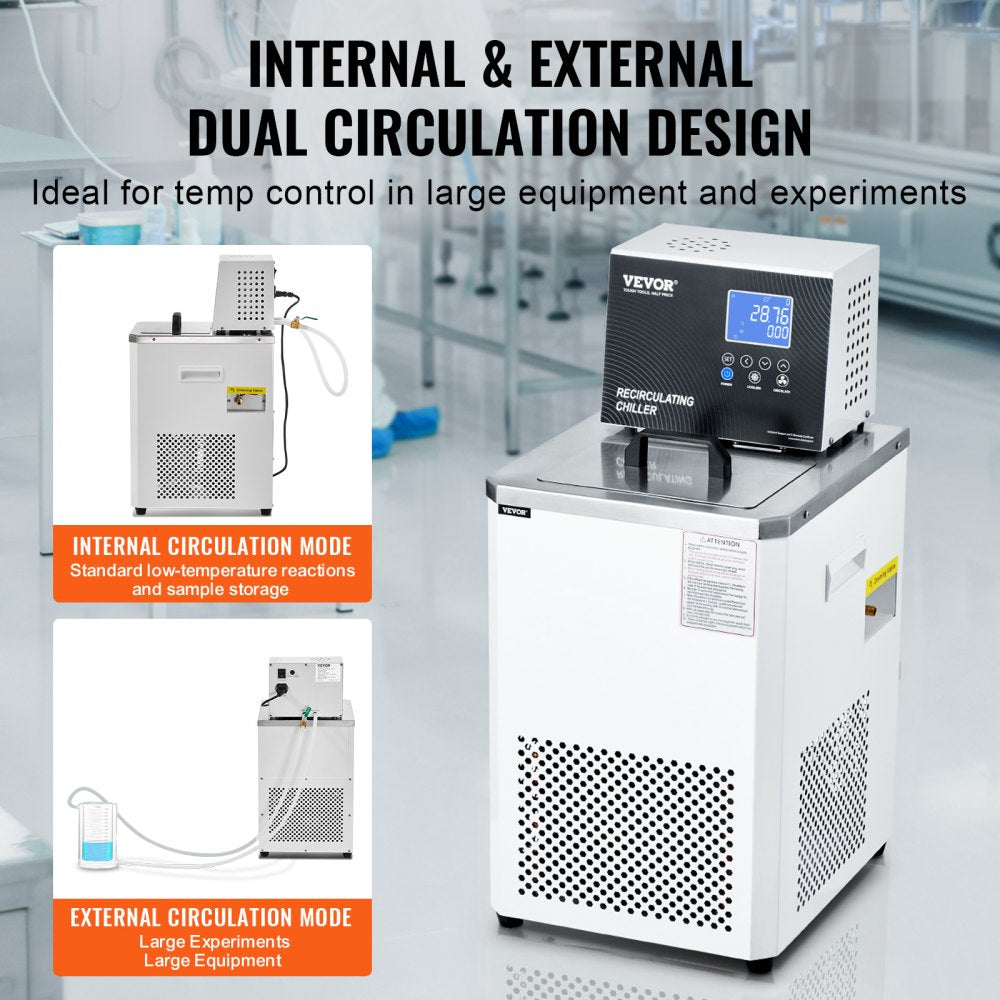 Laboratory Chiller Circulator 6L Lab Recirculating Chiller 23°F-212°F