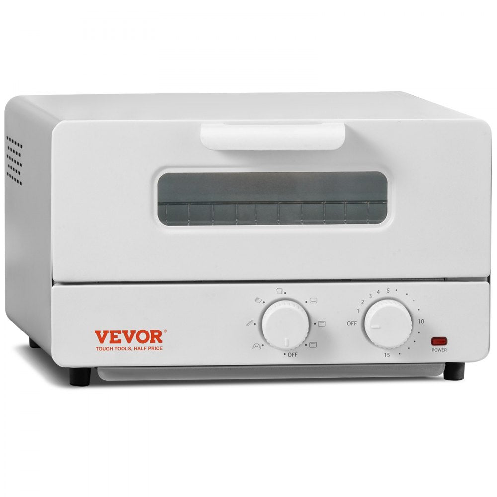 Steam Oven Toaster, 12L Countertop Convection Oven, 1300W 5 In 1 Steam Toaster Oven, 7 Cooking Modes Air Fryer Convection Oven Combo with Baking Grill, Ash Tray for Sandwich, Bread, Pizza