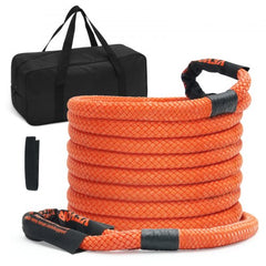 1" x 30` Kinetic Recovery Tow Rope 38,000 lbs, Heavy-Duty Off Road Snatch Strap, Extreme Duty 30% Elasticity Energy Snatch Strap for Jeep Car Truck ATV UTV SUV Tractor