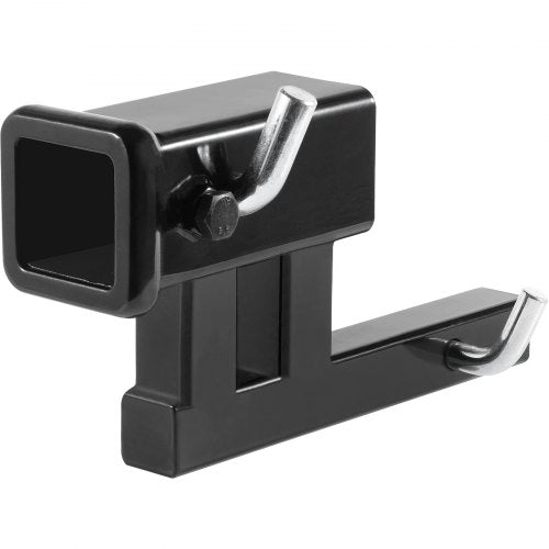 Hitch Adapter, 1-1/4" to 2" Receiver Hitch Extender Extension, Trailer Hitch Riser with 4" Rise/Drop, 6-1/2" Extension Length, 4000 lbs Towing Capacity, Hitch Pins, Bolt and Nut Included, Black