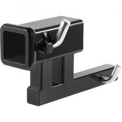 Hitch Adapter, 1-1/4" to 2" Receiver Hitch Extender Extension, Trailer Hitch Riser with 4" Rise/Drop, 6-1/2" Extension Length, 4000 lbs Towing Capacity, Hitch Pins, Bolt and Nut Included, Black