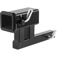 Hitch Adapter, 1-1/4" to 2" Receiver Hitch Extender Extension, Trailer Hitch Riser with 4" Rise/Drop, 6-1/2" Extension Length, 4000 lbs Towing Capacity, Hitch Pins, Bolt and Nut Included, Black