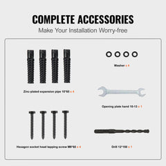 Black iron stair handrail, floor-mounted for 2-3 steps, sturdy and rust-resistant design.