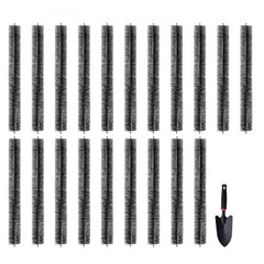 Gutter Brush, 60 Feet Total Length 4.33 inch Diameter Gutter Cleaning Tools, Ground-Level Gutter Brush Leaf Guard for 5 Inch Gutters, Easily Clear roof Leaves and Debris, 20 Pack