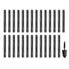 Bostome Gutter Brush with medium-density bristles for 5-inch gutters, 80ft length, 27-pack.