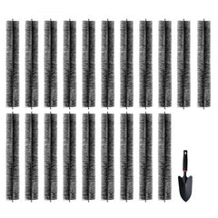Gutter Brush, 60 Feet Total Length 5.25 inch Diameter Gutter Cleaning Tools, Ground-Level Gutter Brush Leaf Guard for 5 Inch Gutters, Easily Clear roof Leaves and Debris, 20 Pack