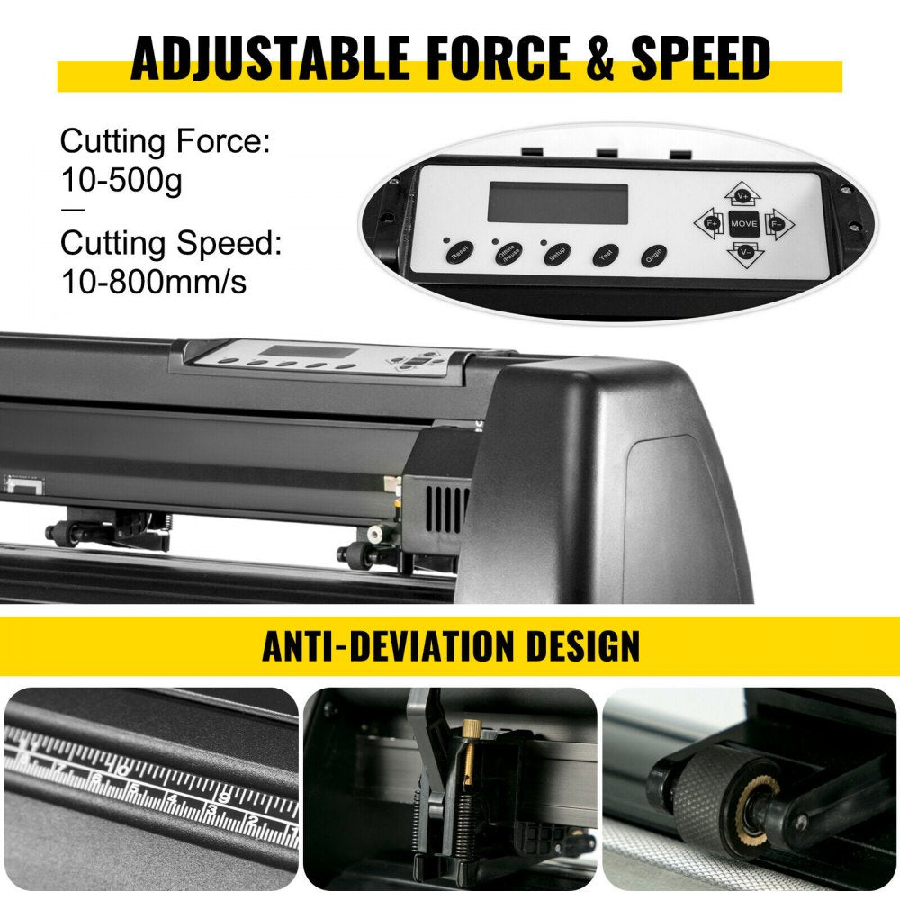 Heat Press 6 In1 Sublimation Machine 15"x15" + Vinyl Cutter 28" Plotter Cutting
