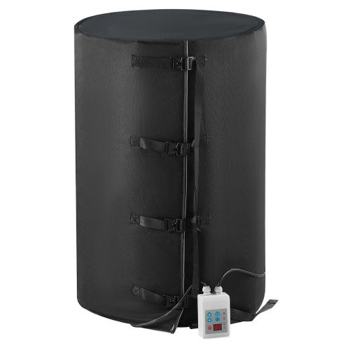 55 Gal Metal Drum Heater 1300W 0-145℉ Adjustable w/ Independent Thermostat