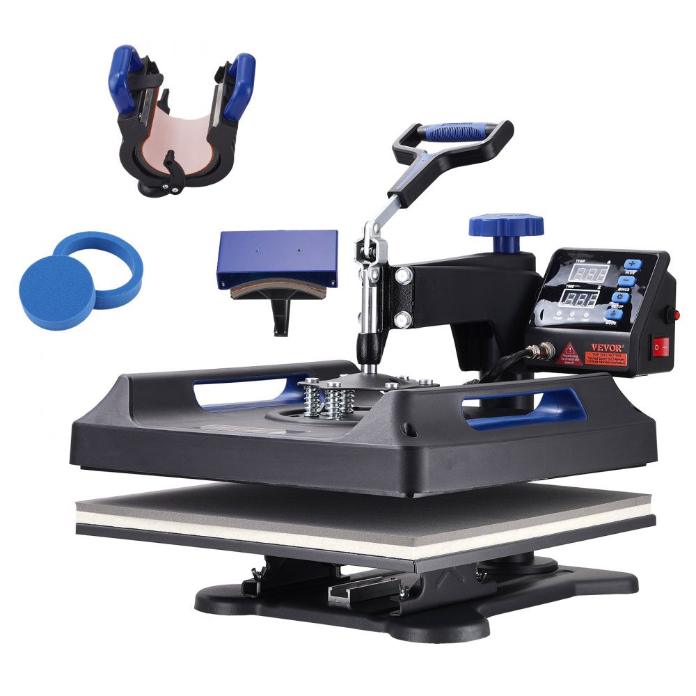 Bostome 15x15 heat press machine with digital control and swing away design for easy use.