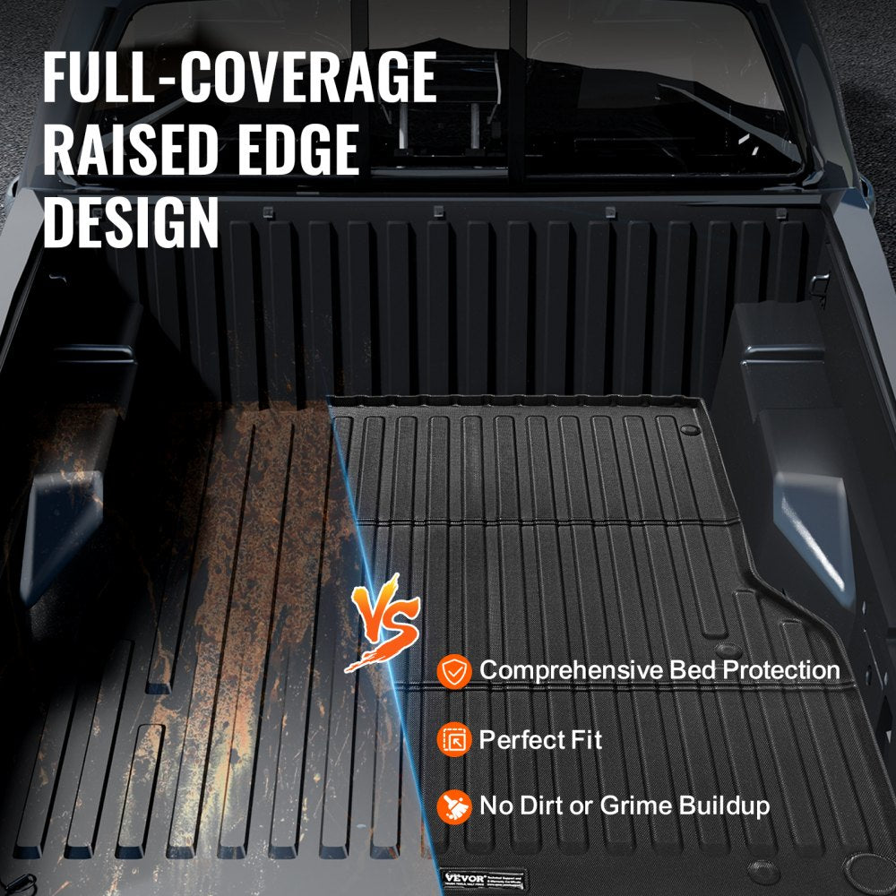 Truck Bed Mat Fit 2005-2023 Toyota Tacoma TPE Truck Bed Liner Accessories