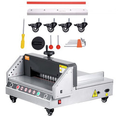 Electric Paper Cutter 0-330 Cutting Width, Electric Paper Trimmer, 40mm Cutting Thickness, Desktop Cutting Paper Machine, Industrial Paper Cutter, Heavy Duty Paper Cutter, for Office, School