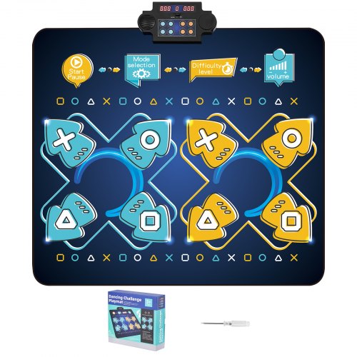 Dance Mat for Kids Dance Pad Toys Two Player Gift for 3+ Year Old Girls
