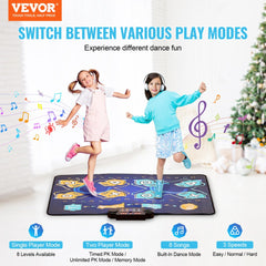 Dance Mat for Kids Dance Pad Toys Two Player Gift for 3+ Year Old Girls