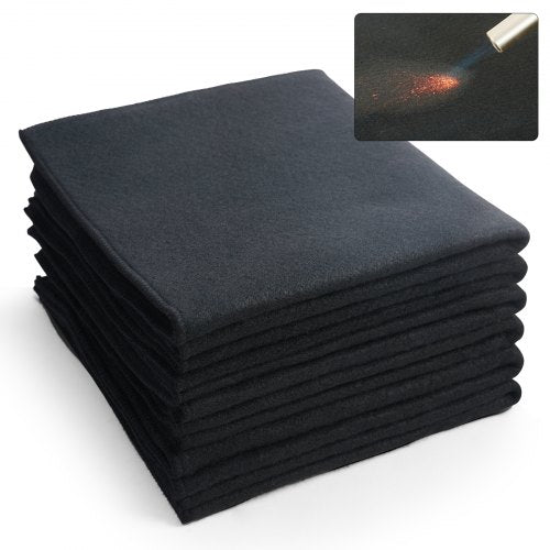 Carbon Felt Welding Blanket 6 Pack, 21" x 20" Flame Retardant Welding Blankets, Up To 1800°F Heat Resistant Blanket Set, Cuttable Carbon Fiber Fire Retardant Insulation Welding Mat Pad