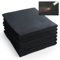 Carbon Felt Welding Blanket 6 Pack, 21" x 20" Flame Retardant Welding Blankets, Up To 1800°F Heat Resistant Blanket Set, Cuttable Carbon Fiber Fire Retardant Insulation Welding Mat Pad