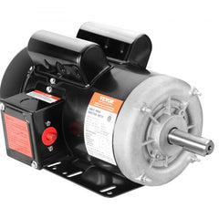 2HP Electric Motor 1725 rpm, AC 115V/230V, 143/5T Frame, Air Compressor Motor Single Phase, 7/8" Keyed Shaft, CW/CCW Rotation for Agricultural Machinery and General Equipment