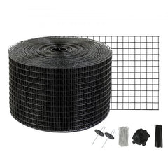 Bostome Solar Panel Bird Critter Guard is an 8"x100' PVC coated mesh kit for critter protection.