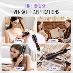 Hair Blow Dryer Brush Ionic Hair Dryer and Styler with 2.95" Oval Barrel