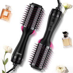Hair Blow Dryer Brush Ionic Hair Dryer and Styler with 2.95" Oval Barrel