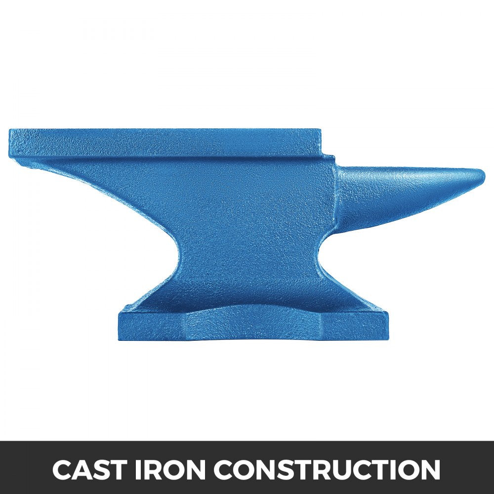 Single Horn Anvil 22Lbs Cast Iron Anvil Blacksmith for Sale Forge Tools and Equipment Anvil Rugged Round Horn Anvil Blacksmith Jewelers Metalsmith Blacksmith Tool