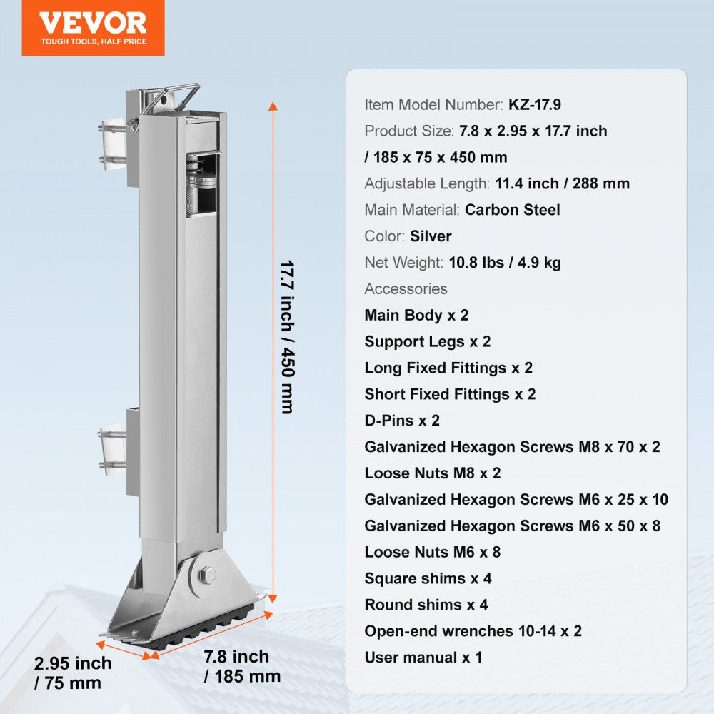Ladder Levler 11.4 inch Expansion Length Leveling Tool Quick Release