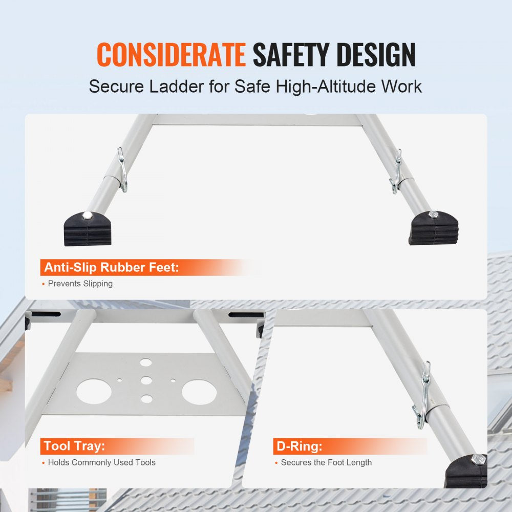 Ladder Stabilizer Adjustable Feet Extension Standoff Heavy Duty Accessory