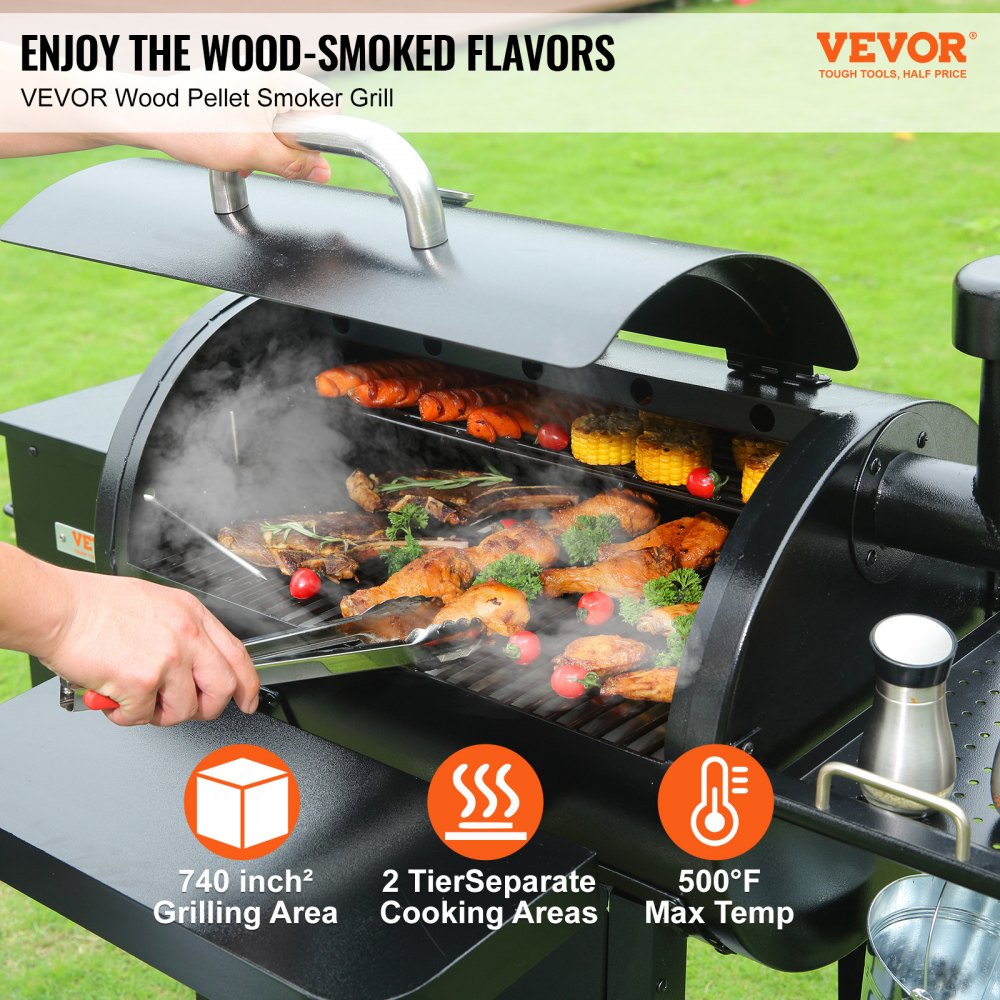 53" Heavy Duty Charcoal Grill BBQ Portable Grill with Cart Outdoor Cooking