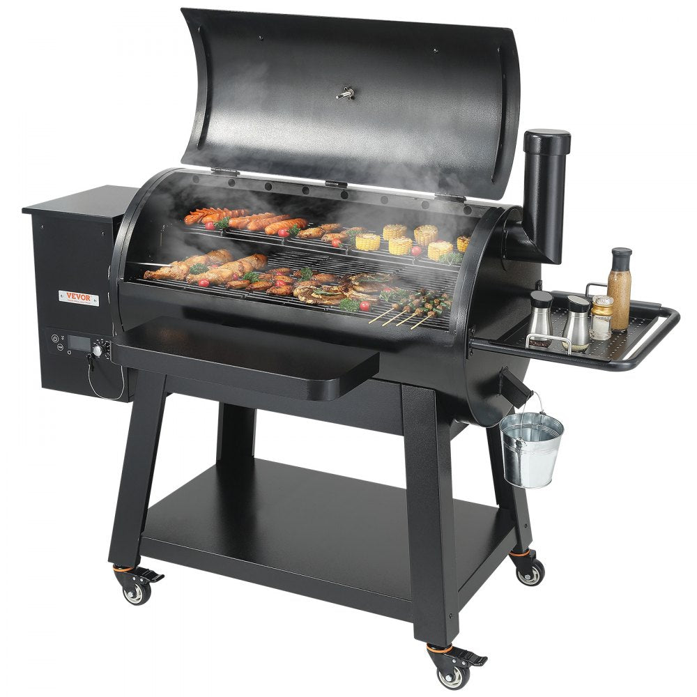 62" Heavy Duty Charcoal Grill BBQ Portable Grill with Cart Outdoor Cooking