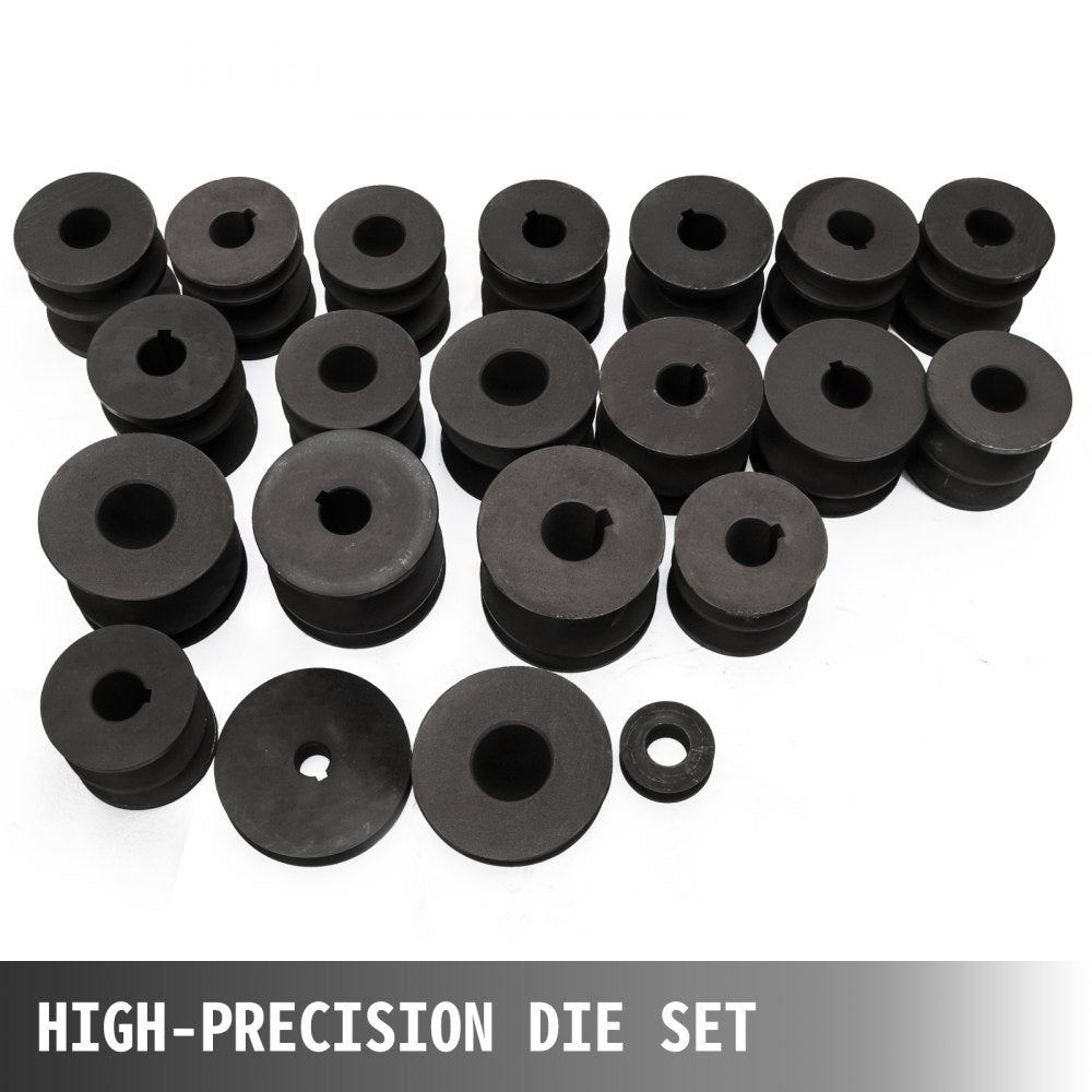 Bostome Electric Pipe Tube Bender with 9 round and 8 square die sets for precise bending.