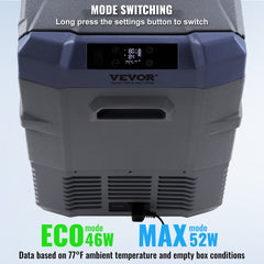 Portable Car Refrigerator Freezer Compressor 40 L Dual Zone for Home Car