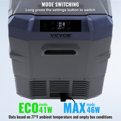 Portable Car Refrigerator Freezer Compressor 40 L Dual Zone for Car Home