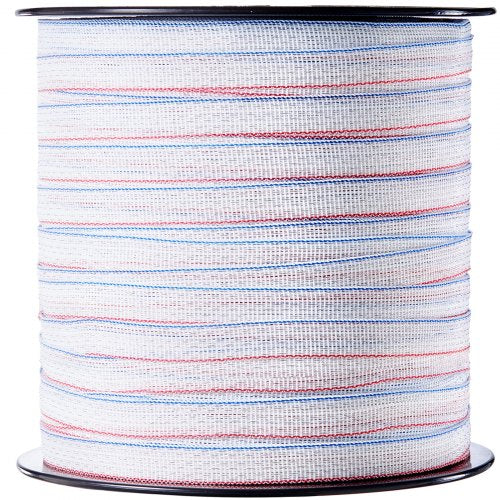 1640Ft 500M Electric Fence Tape Fencing Polytape Horse Cattle Livestock