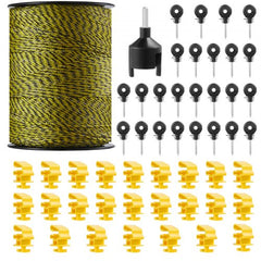1640Ft 500M Electric Fence Wire Fencing Polywire Horse Cattle Livestock