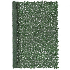 Ivy Privacy Fence, 96 x 72 in Artificial Green Wall Screen, Greenery Ivy Fence with Strengthened Joint, Faux Hedges Vine Leaf Decoration for Outdoor Garden, Yard, Balcony, Patio Decor